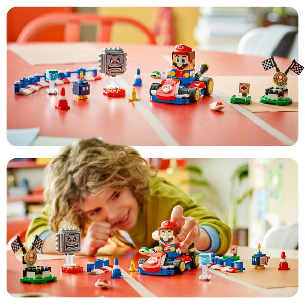 LEGO Super Mario Mario Kart - Interaktív LEGO Mario és Standard Kart 72043 – alternatív kép 3