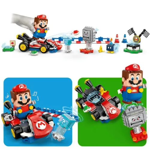 LEGO Super Mario Mario Kart - Interaktív LEGO Mario és Standard Kart 72043