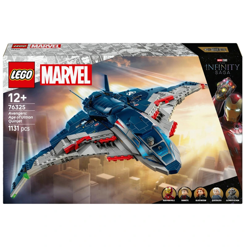 LEGO Marvel Super Heroes Bosszúállók: Ultron kora Quinjet 76325 – fő nézet