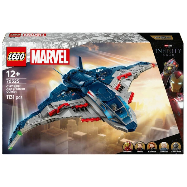 LEGO Marvel Super Heroes Bosszúállók: Ultron kora Quinjet 76325 – alternatív kép 1