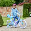 16 colos Disney Stitch gyerekkerékpár kiegészítő kerekekkel, lila/világoskék