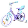 16 colos Disney Stitch gyerekkerékpár kiegészítő kerekekkel, lila/világoskék