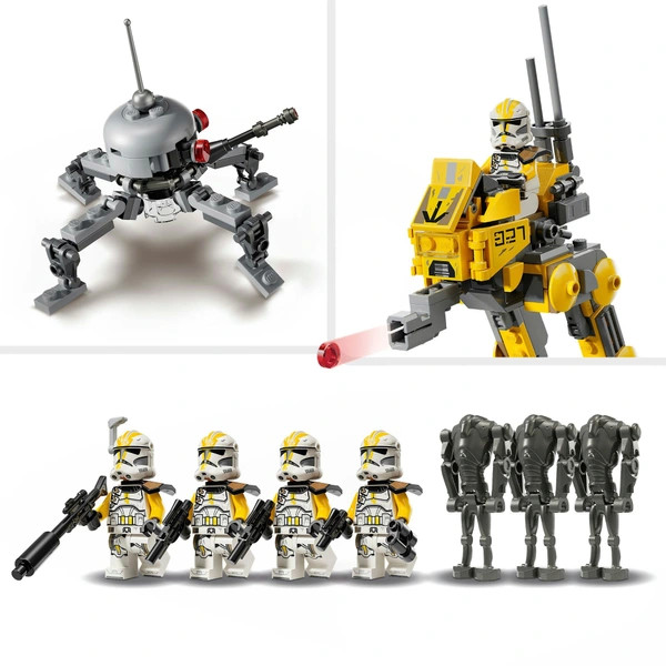 LEGO Star Wars 327. Csillaghadtest Klónkatonák Harci Csomag 75431 – alternatív kép 3