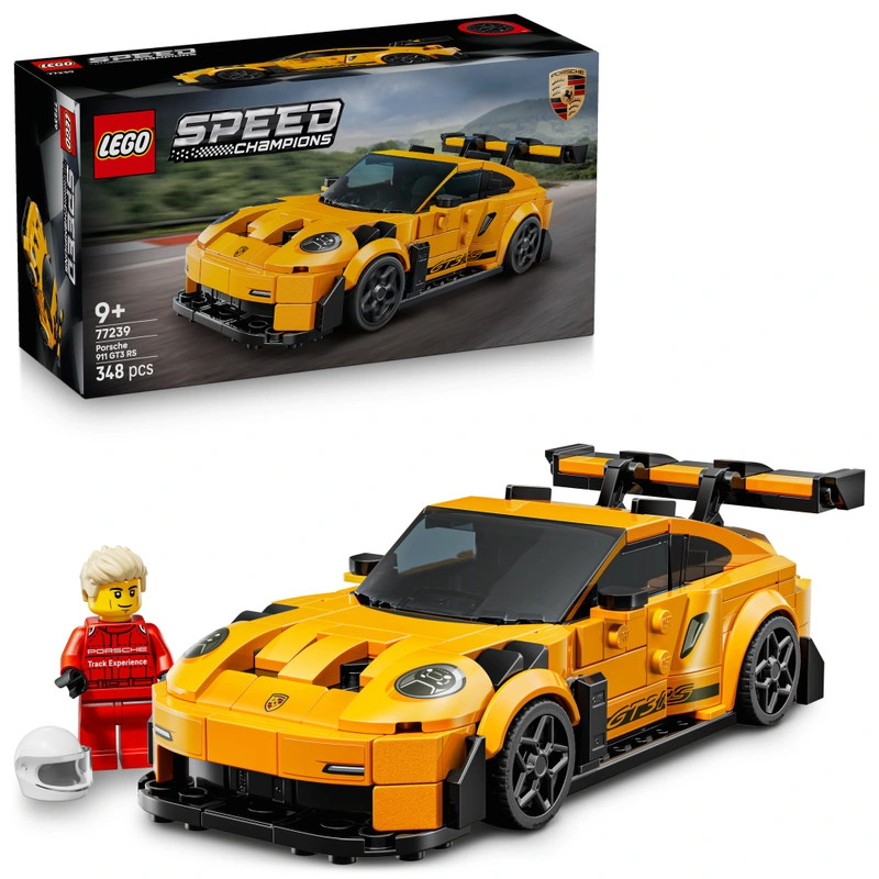 LEGO Speed ​​Champions Porsche 911 GT3 RS szuperautó 77239 – fő nézet