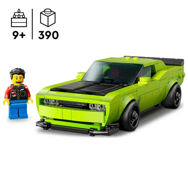 LEGO Speed ​​Champions Dodge Challenger SRT Hellcat sportautó 77237 – alternatív kép 3