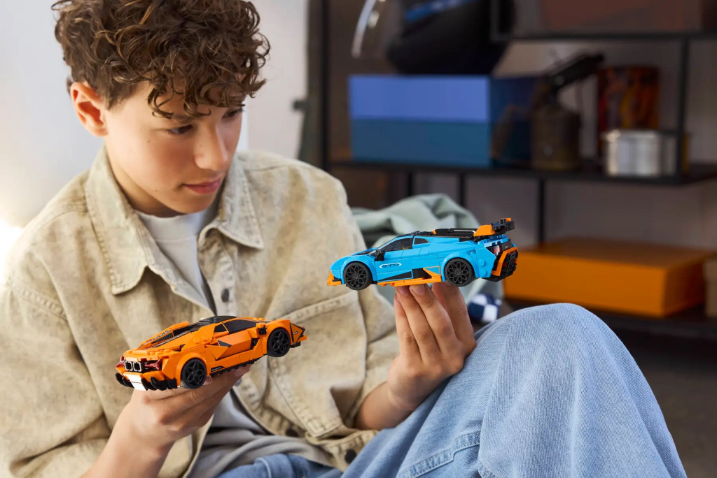 LEGO 77238 Speed Champions Technic Lamborghini Revuelto és Huracán STO – alternatív kép 1