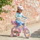 14 colos Disney Prinzessin gyerekkerékpár kiegészítő kerekekkel, pink