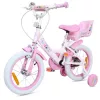 14 colos Disney Princess gyerekbicikli pótkerekekkel, rózsaszín