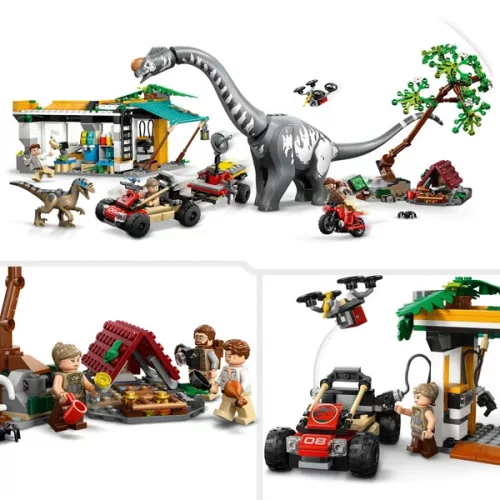 LEGO Jurassic World Raptor és Titanosaurus: Nagyszerű nyom 76973