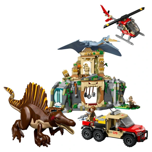 LEGO Jurassic World Spinosaurus és Quetzalcoatlus: Helikopteres küldetés 76976 – alternatív kép 2