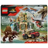 LEGO Jurassic World Spinosaurus és Quetzalcoatlus: Helikopteres küldetés 76976