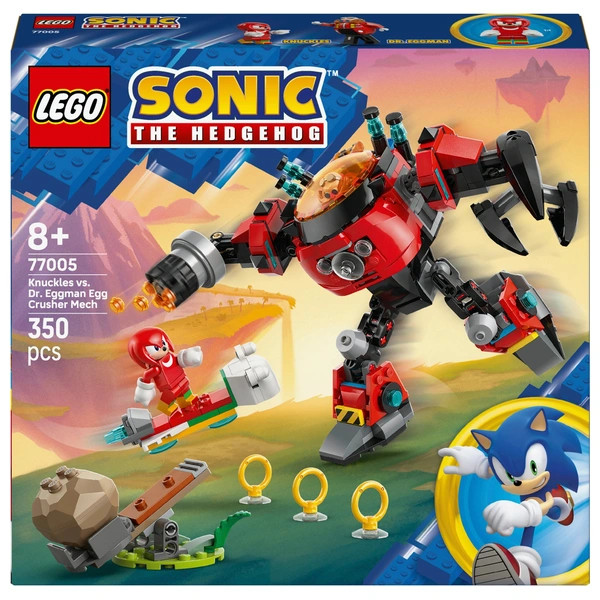 LEGO Sonic the Hedgehog Knuckles Dr. Eggman tojászúzó robotja ellen 77005 – alternatív kép 1