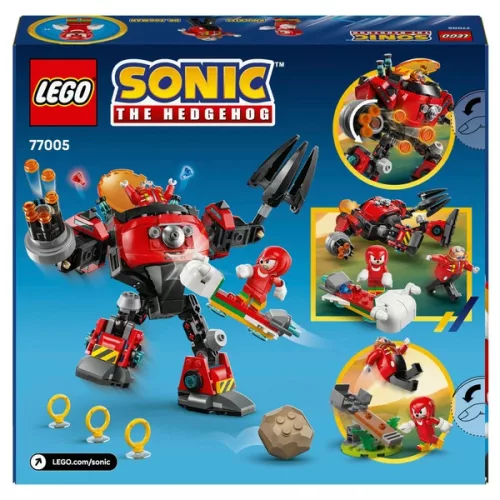 LEGO Sonic the Hedgehog Knuckles Dr. Eggman tojászúzó robotja ellen 77005