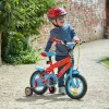 12 colos gyerekbicikli Marvel Spidey pótkerekekkel, piros/kék