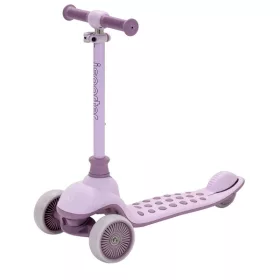 iSporter Deluxe összecsukható roller LED kerekekkel, lila, 3–5 év, Többszínű