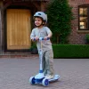 iSporter Deluxe összecsukható roller LED kerekekkel, világoskék, 3–5 év, Többszínű