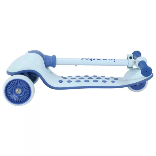 iSporter Deluxe összecsukható roller LED kerekekkel, világoskék, 3–5 év, Többszínű