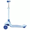 iSporter Deluxe összecsukható roller LED kerekekkel, világoskék, 3–5 év, Többszínű