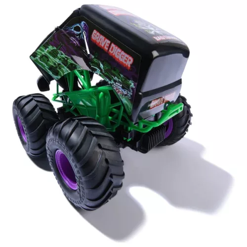 Monster Jam távirányítós autó Smash & Bash RC Grave Digger 1:15, 3–5 év, Többszínű