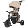 QPlay Comfo Max 6 az 1-ben háromkerekű és babakocsi kormányrúddal és tetővel, bézs