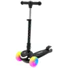 Rahmory Cosmic Tri-Scooter gyerek roller LED kerekekkel, fekete, 3–5 év, Többszínű