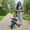 QPlay Elite Platinum 6 az 1-ben háromkerekű és babakocsi kormánykerékkel és tetővel, zöld
