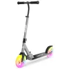 Rahmory Lunar Inline Scooter Összecsukható Roller LED Kerekekkel Szürke, 3–5 év, Többszínű