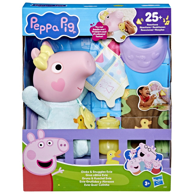 Peppa malac Peppa malac interaktív Evie baba, 28 cm, alternatív kép 7