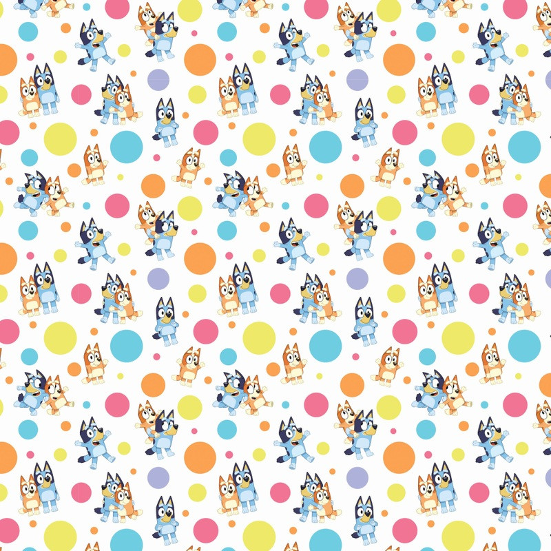 Bluey Bluey csomagolópapír, 4 m, fő nézet
