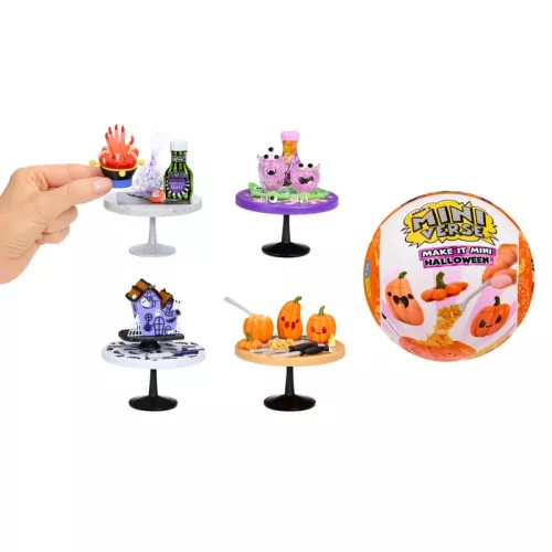 MGA's Miniverse Make It Mini Halloween meglepetésgömb (többféle)