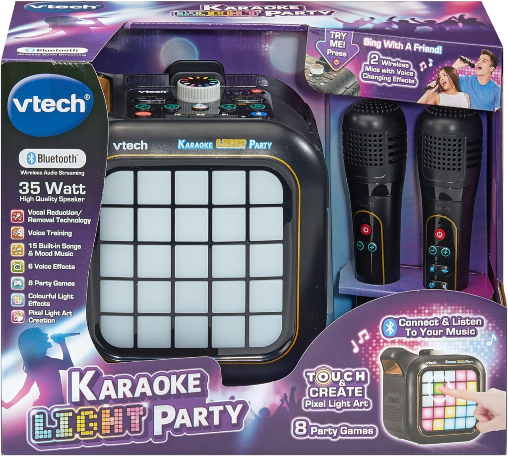 VTech® Világító Karaoke Party – 2 mikrofonos szett – alternatív kép 9