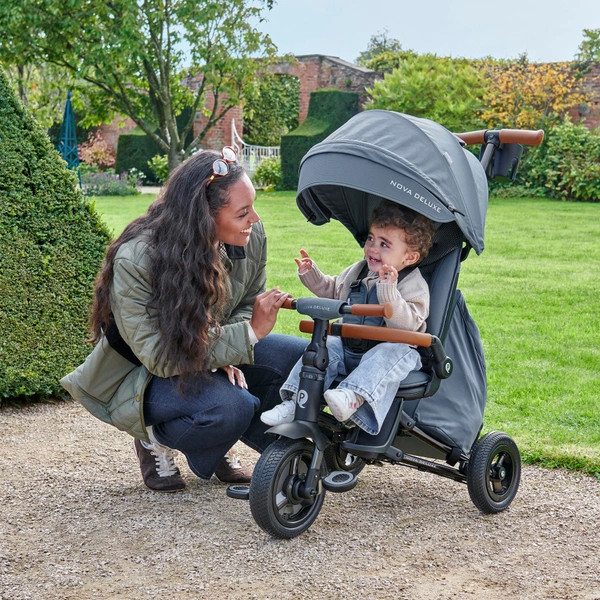 QPlay Nova Deluxe 8-in-1 Trike blau – alternatív kép 1