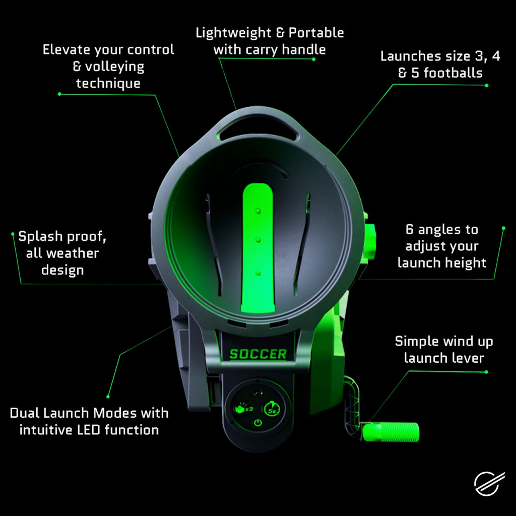 Strikesphere Soccer Launcher foci edzőszett zöld – alternatív kép 3