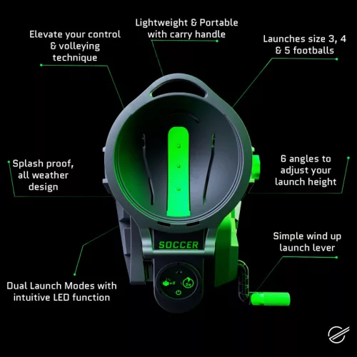 Strikesphere Soccer Launcher – automata focilabda adogatógép - edzőrobot