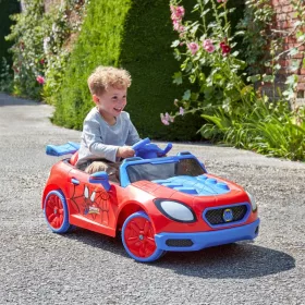   Marvel Pókember és szuper barátai Elektromos Autó Gyerekeknek 10.8V + Távirányítóval