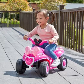   Minnie Maus Quad ATV Elektroauto für Kinder mit 7,2V Lithium Akku