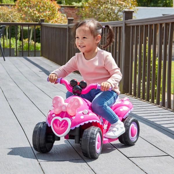 Minnie Maus Quad ATV Elektroauto für Kinder mit 7,2V Lithium Akku – alternatív kép 1