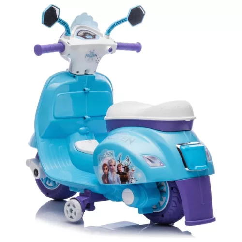 Gyerek roller Disney Jégvarázs 7,2 V-os lítium akkumulátorral és pótkerekekkel