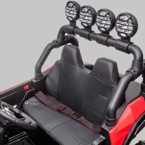 Terepjáró UTV elektromos autó gyerekeknek 21,6 V-os lítium akkumulátorral, fénnyel és hanggal