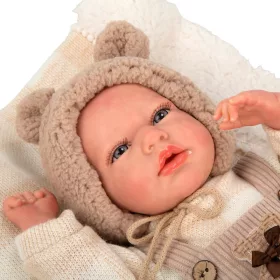 Arias Reborn Noah élethű babajáték párnával, 40 cm