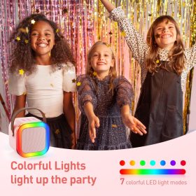   PopSing – vezeték nélküli karaoke szett -  2 db mikrofonnal és LED fénnyel