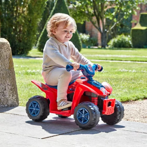 Pókember Quad ATV Elektromos Gyermekautó 7,2 V-os Lítium Akkumulátorral