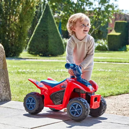 Pókember Quad ATV Elektromos Gyermekautó 7,2 V-os Lítium Akkumulátorral