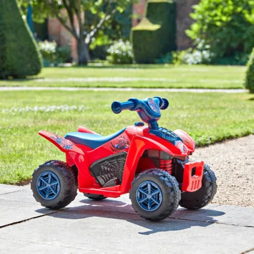 Pókember Quad ATV Elektromos Gyermekautó 7,2 V-os Lítium Akkumulátorral