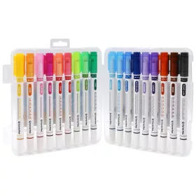   Crafty Co. 2 az 1-ben tollak fineliner heggyel és mintázó görgővel, 18 db