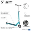 Globber Roller FLOW ELEMENT LIGHTS Gyerek Roller LED Kerekekkel Aqua Blue, 3–5 év, Többszínű