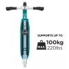 Globber Roller FLOW ELEMENT LIGHTS Gyerek Roller LED Kerekekkel Aqua Blue, 3–5 év, Többszínű