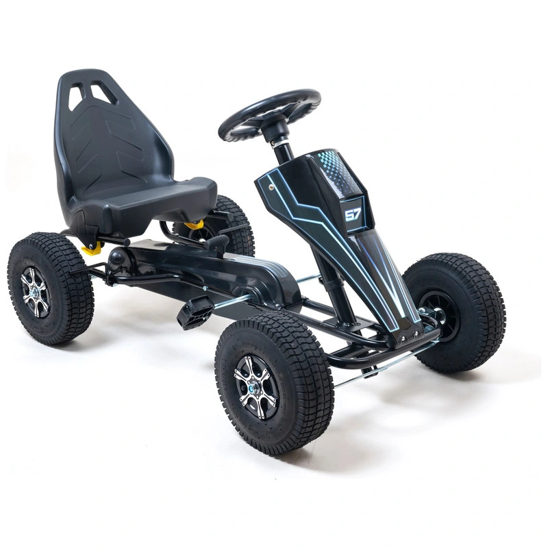 Race Team Gokart gyerekeknek, fekete – fő nézet