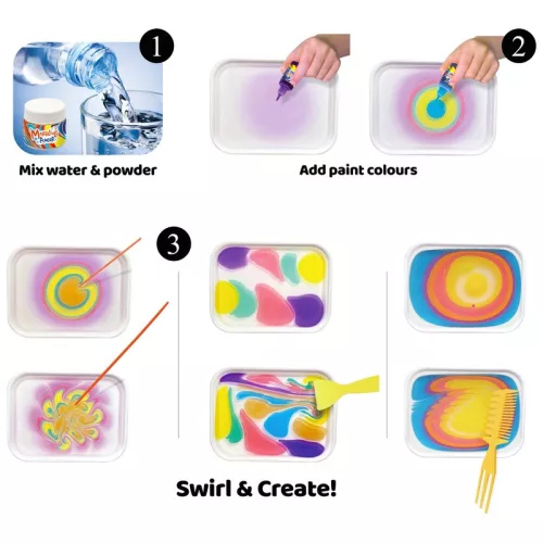 Crafty Co. márványozó festékkészlet (Marbling Set)