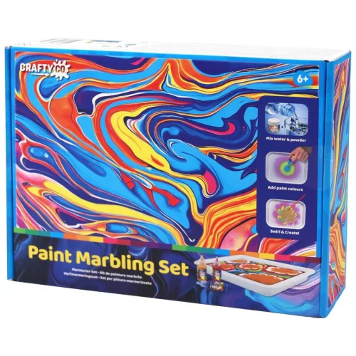 Crafty Co. márványozó festékkészlet (Marbling Set)